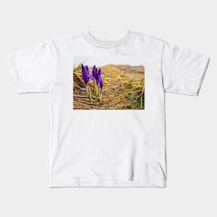 Alpine crocuses Kids T-Shirt